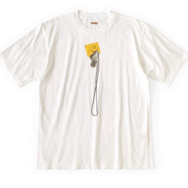 캐피탈 텐지쿠 도그 태그 프린트 반팔 L, XL