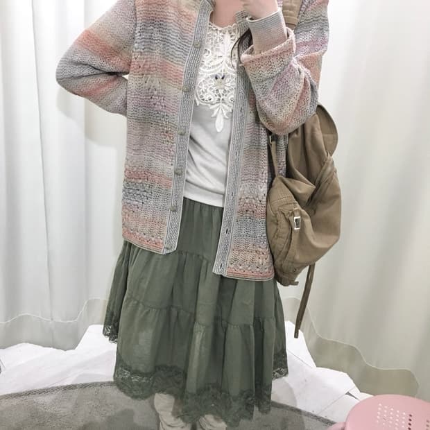Gradient Crochet Cardigan
