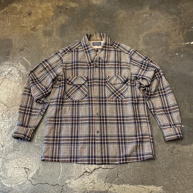 90s 펜들턴 울 셔츠 L