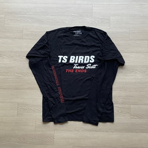 트래비스 스캇  TS BIRDS 롱 슬리브 티셔츠