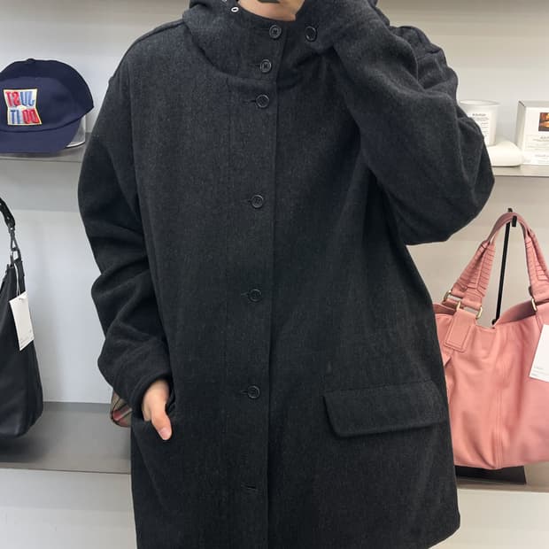 폴로랄프로렌 90s 울 후드 파카