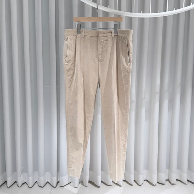 (A+/52) / 로로피아나 코듀로이 코튼 팬츠 아이보리