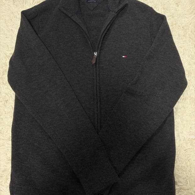 타미힐피거 니트집업 가디건 S