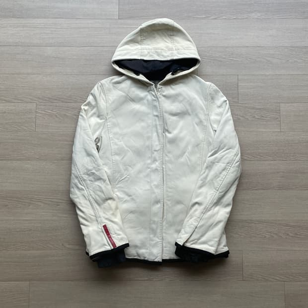 프라다 스포츠 우먼스 나일론 후드 자켓