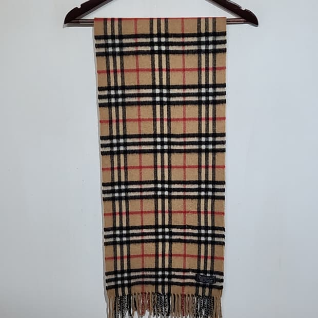 (정품) 버버리 캐시미어 머플러 노바체크 목도리 영국판 
