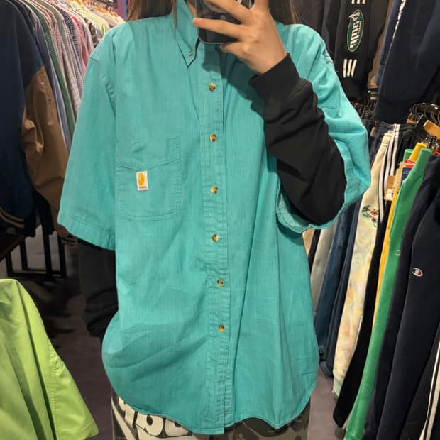 [IM] Carhartt 칼하트 반팔 셔츠 그린