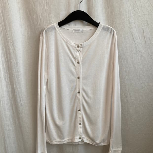 GIVORS 화이트 가디건(L)