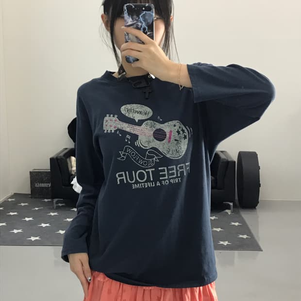 Jpn Kitsch Graphic Long Sleeve T-Shirts