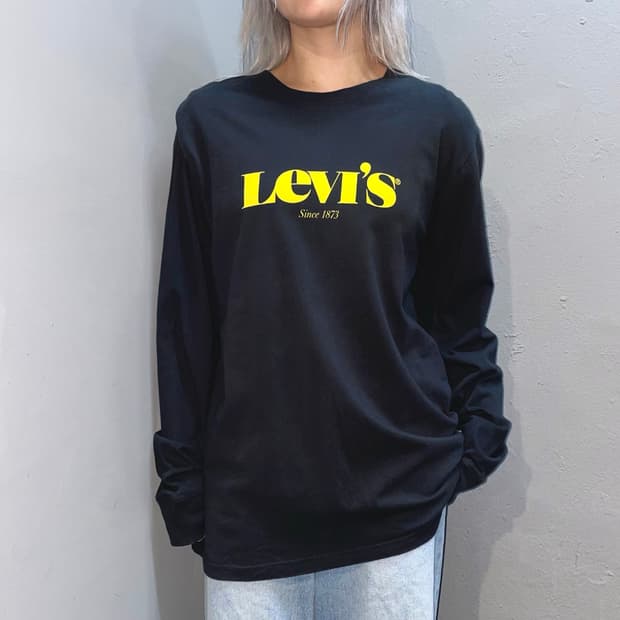 Levi's 로고 블랙 티셔츠