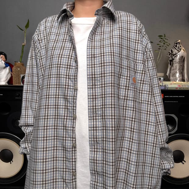 칼하트 체크셔츠