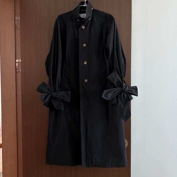 꼼데가르송 타오 나일론 트렌치코트