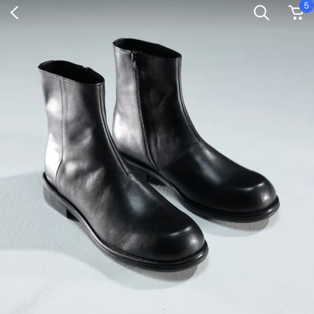 야세 스파이럴 카우하이드 부츠