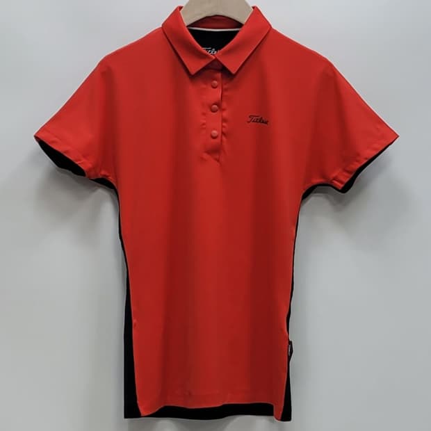 Titleist 타이틀리스트 골프 반팔 티셔츠 / 여 S (85) 레드
