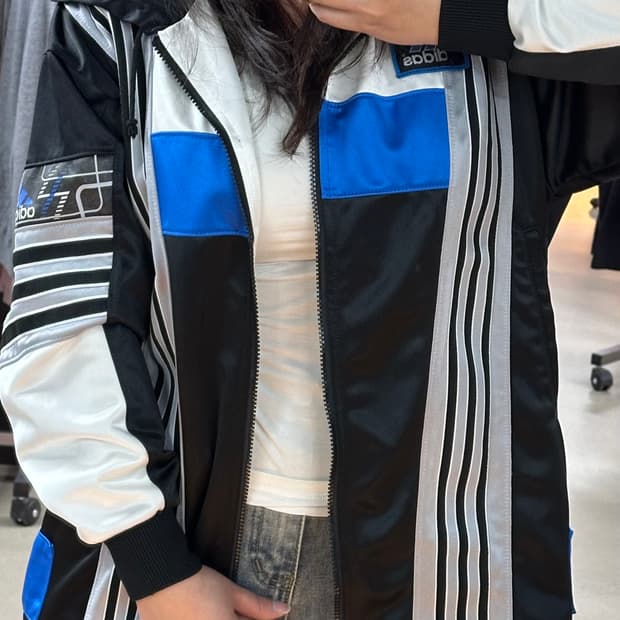 80's아디다스 데상트 후드져지