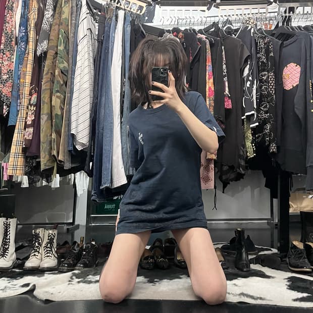 도그타운 자수 프린팅 반팔