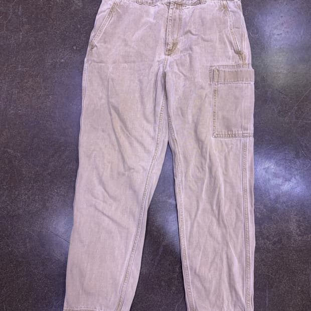 COS 코스 가먼트다잉 원포켓 코튼 팬츠 샌드 베이지 52