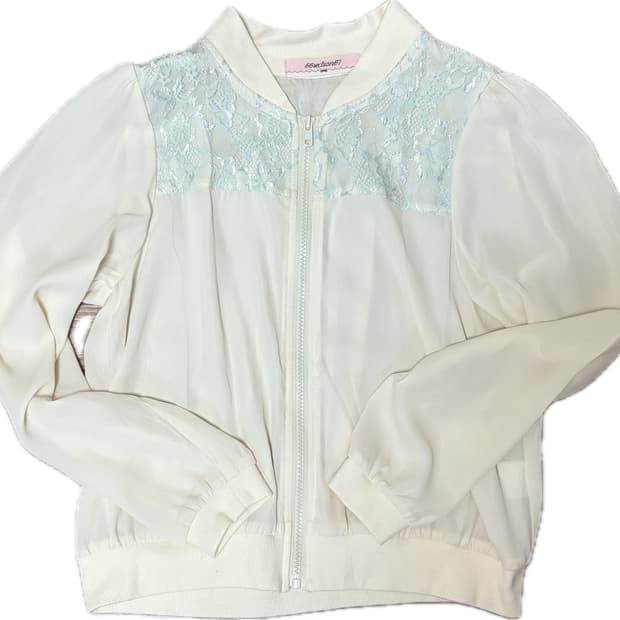 Japanese vintage 레이스 봄버 자켓 일본 빈티지 페어리 무드