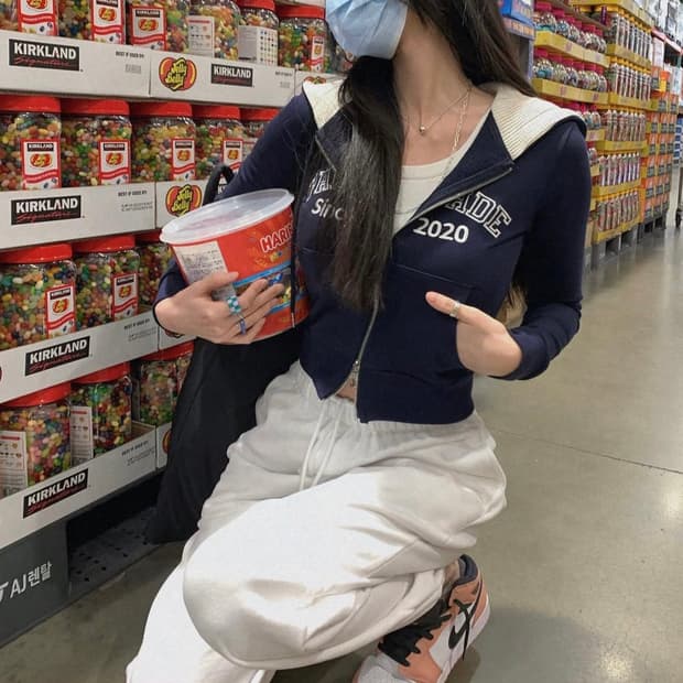 Palejade 크롭 루드집업