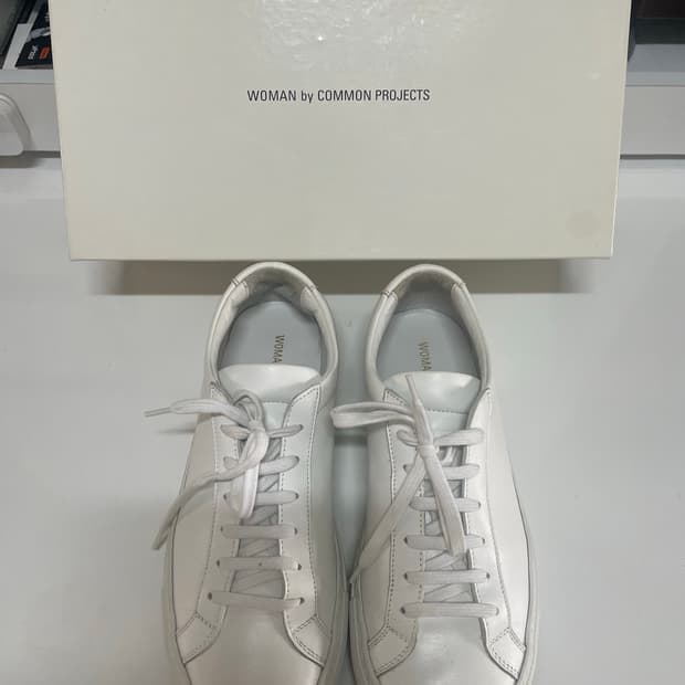 커먼프로젝트 아킬레스 로우 화이트 우먼스 스니커즈 37