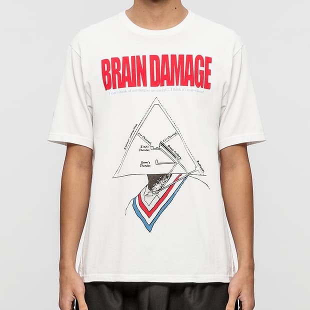 언더커버 BRAIN DAMAGE 그래픽 티셔츠