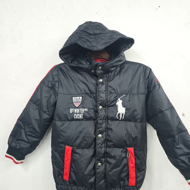 폴로 USA 빅포니 키즈 덕다운 패딩