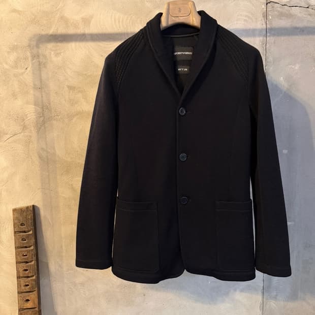 엠포리오 아르마니 숄칼라 가디건 100