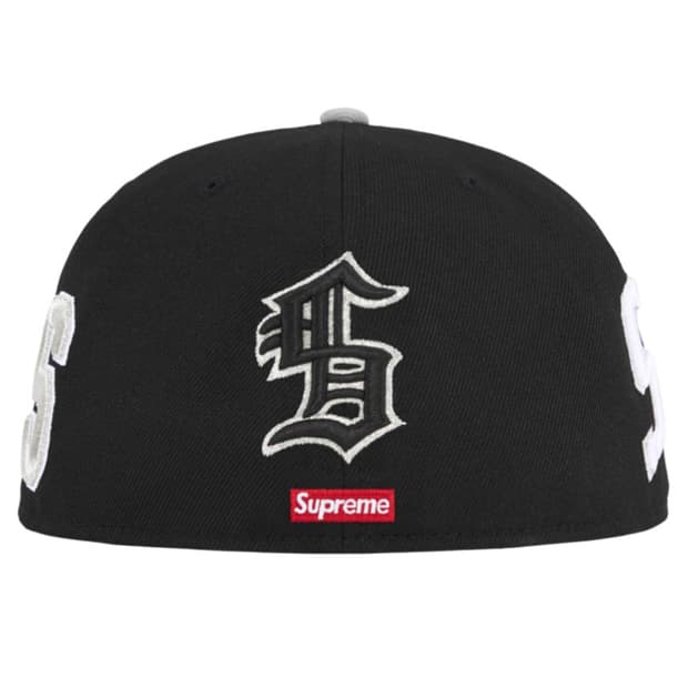 슈프림 뉴에라 멀티 s 로고 블랙 25ss