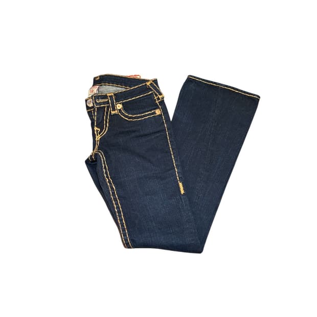 트루릴리젼 데님팬츠 부츠컷 바지 25사이즈