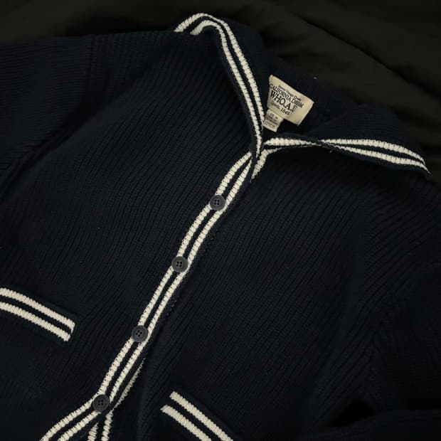 후아유 세일러 카라 가디건