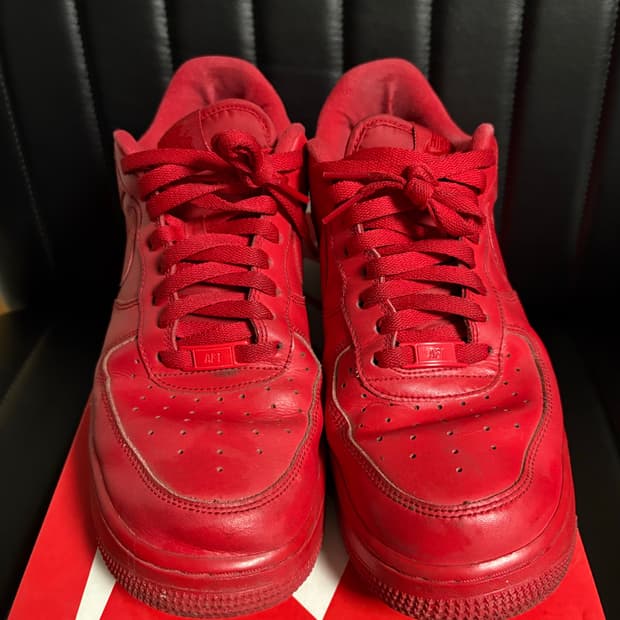 나이키 에어포스1 레드 275