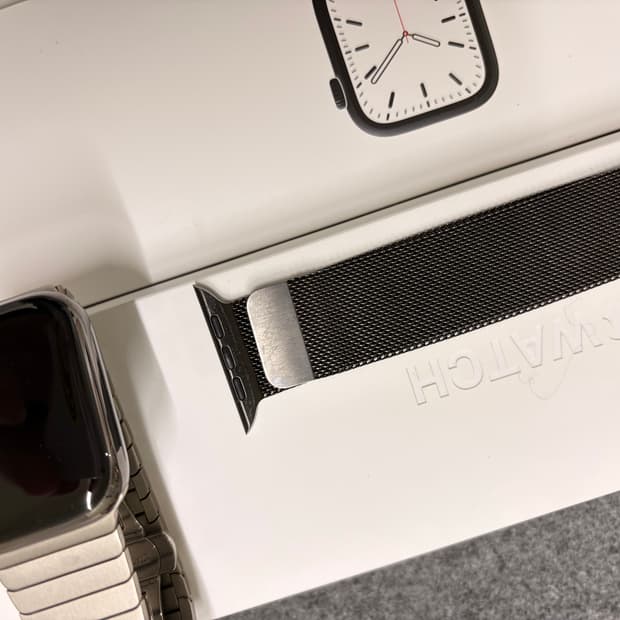 애플워치7 45mm 스텐리스 그래파이트 풀셋