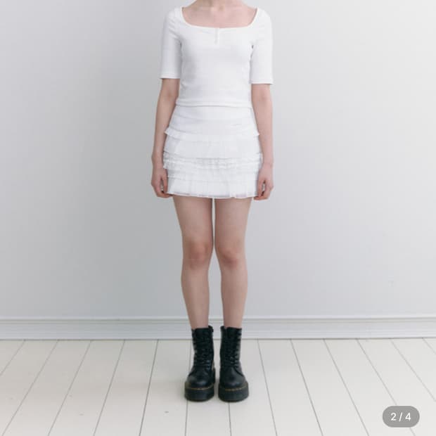 [미착용] 낫유어로즈 히나 스커트 s