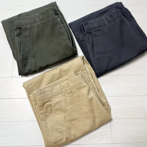 무탠다드 와이드 치노팬츠 3종 세트