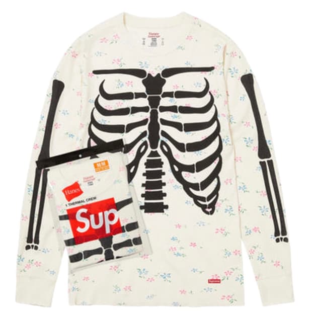 (구해요) 슈프림 헤인즈 본즈 플로럴