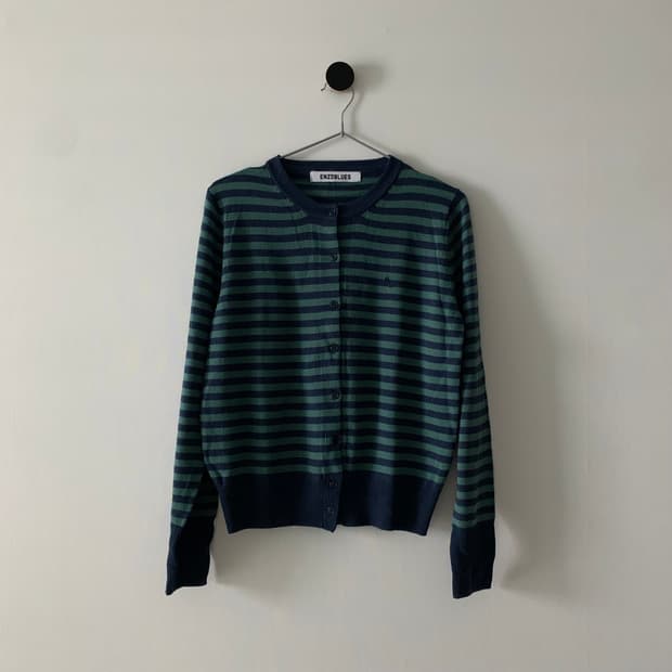 엔조블루스 클래식 스트라이프 가디건