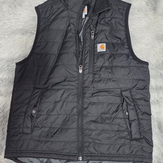 Carhartt 칼하트 블랙컬러 경량 베스트 집업