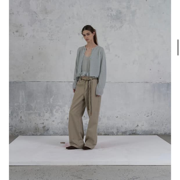 포에토 Edit basic cotton pants 코튼 팬츠 파르벵