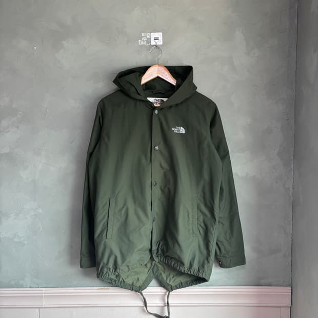 노스페이스 피쉬테일 바람막이 자켓 카키