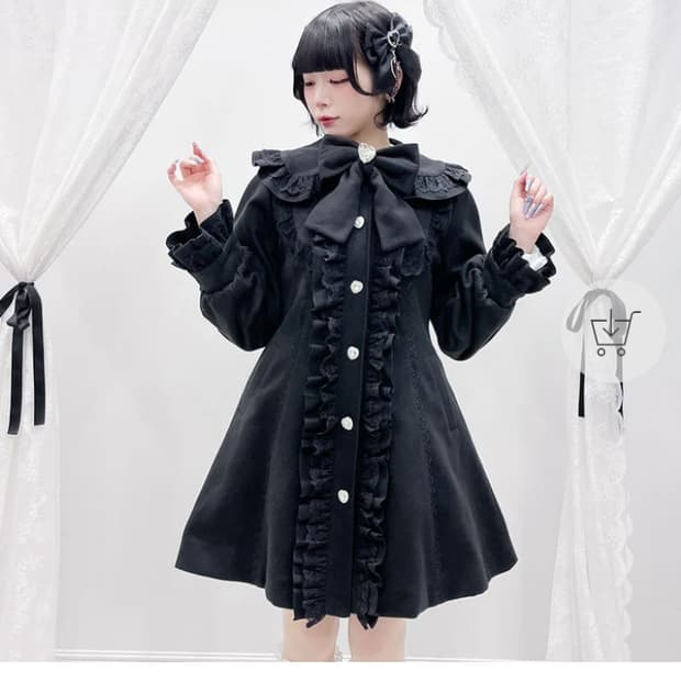 디어마이러브 디마럽 DearMyLove 프릴 로리타 코트 양지뢰 지뢰계