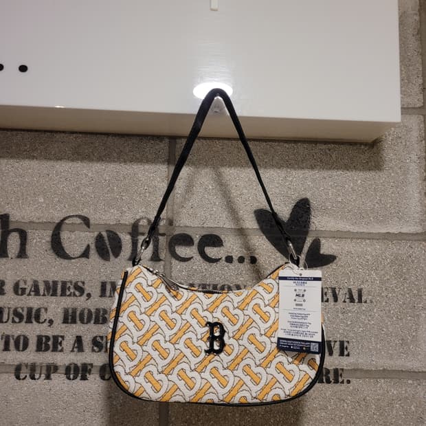 MLB 모노그램 레드삭스 호보백 