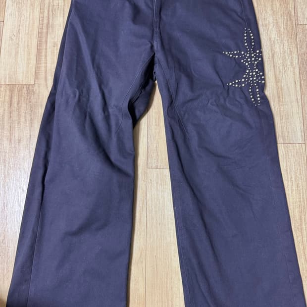 서피스에디션 스터드 와이드 팬츠(dark purple)