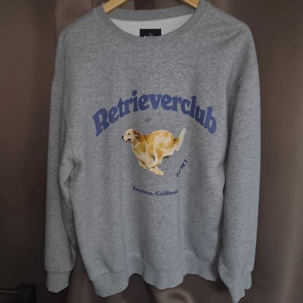 리트리버 클럽 맨투맨 L 판매합니다 !!