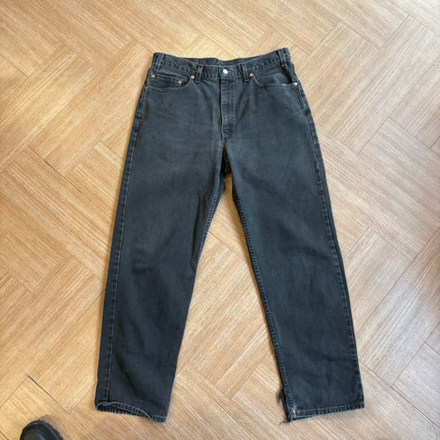 02년도05월생산 levis 550 블랙