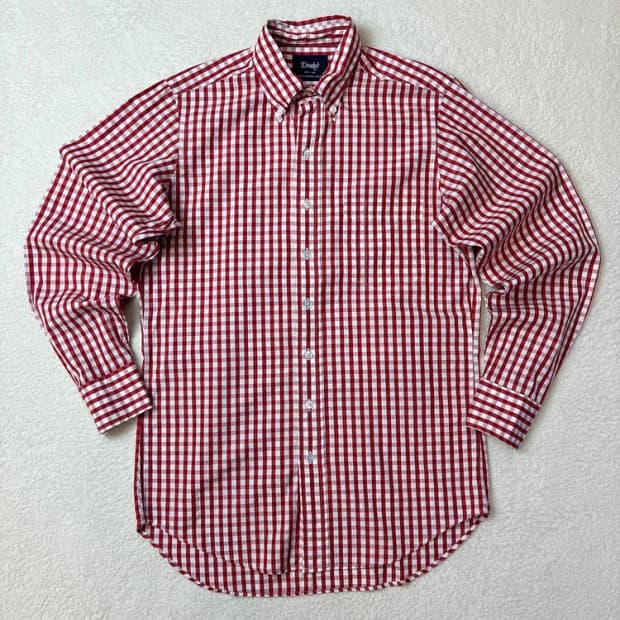 드레익스 잉글랜드 깅엄 체크 셔츠 PN5809