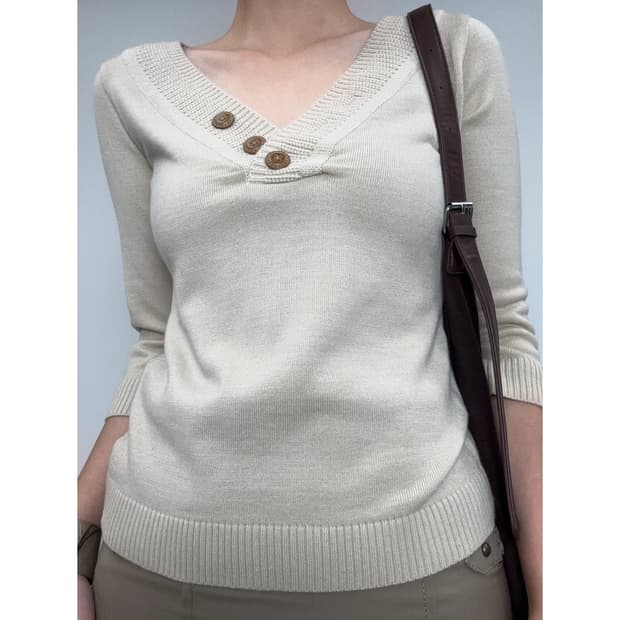 빈티지 베이지 니트