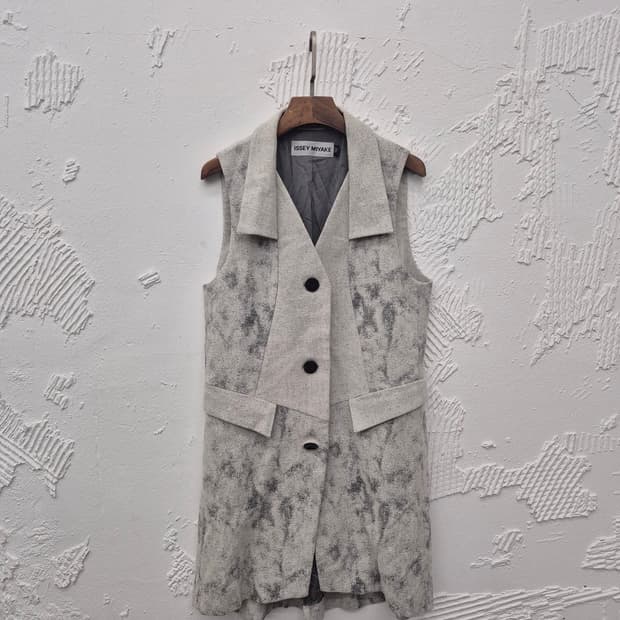 Issey Miyake long vest
