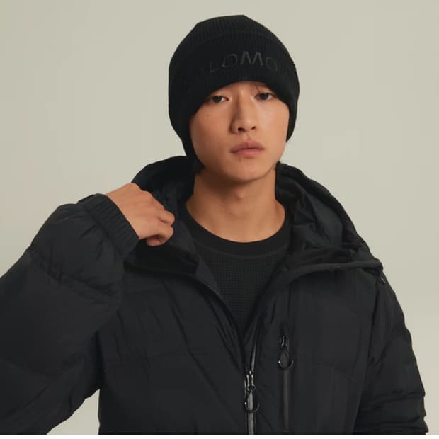 살로몬 컴포트 비니 블랙