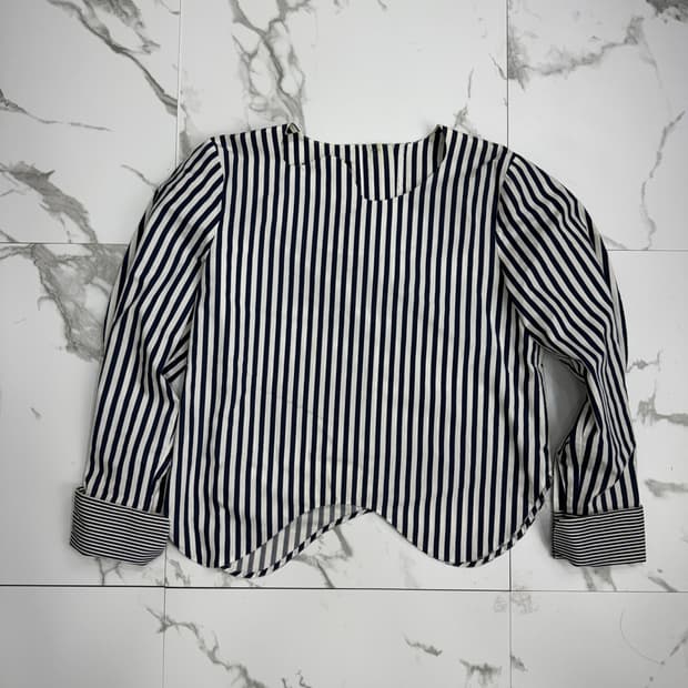 렉토 스트라이프 블라우스