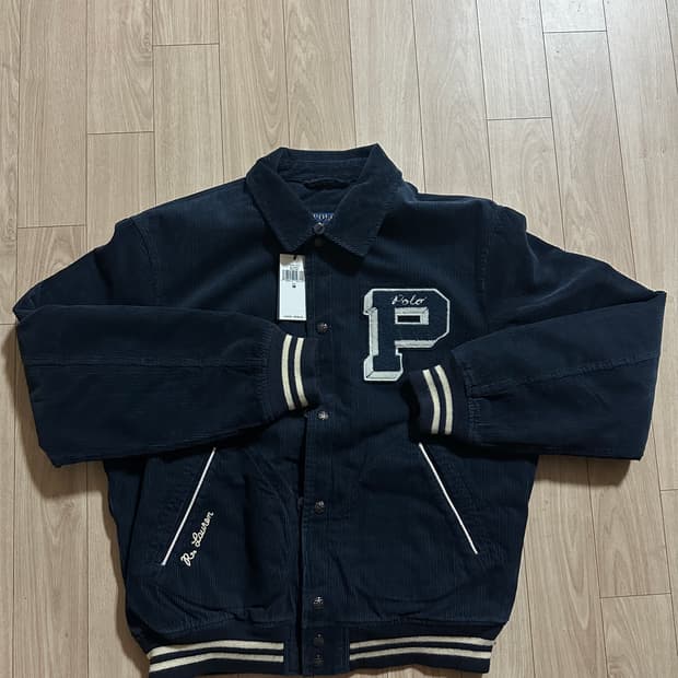 폴로 코듀로이 레터 바시티