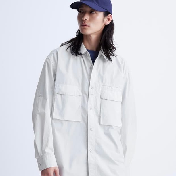 유니클로 U 유틸리티 오버셔츠 XL